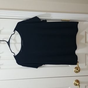3/$12 Briggs New York black blouse sz 2X